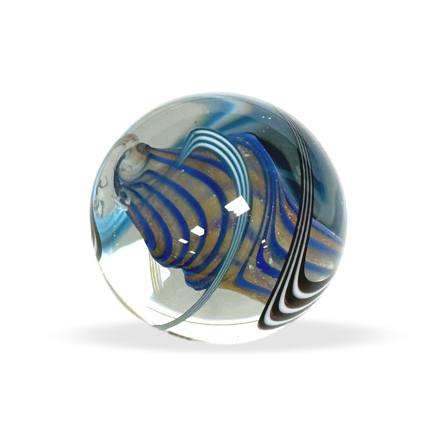 Original Lauschaer UnikatMurmel 2,5 cm Echte Handarbeit! SammlerMurmel aus Lauschaer Glas