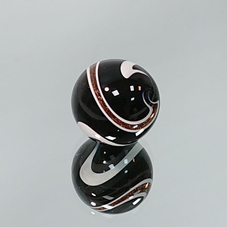 Original Lauschaer UnikatMurmel 2,5 cm Echte Handarbeit! SammlerMurmel aus Lauschaer Glas