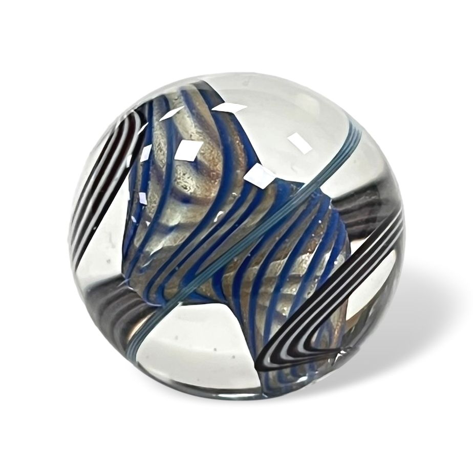 Original Lauschaer UnikatMurmel 2,5 cm Echte Handarbeit! SammlerMurmel aus Lauschaer Glas