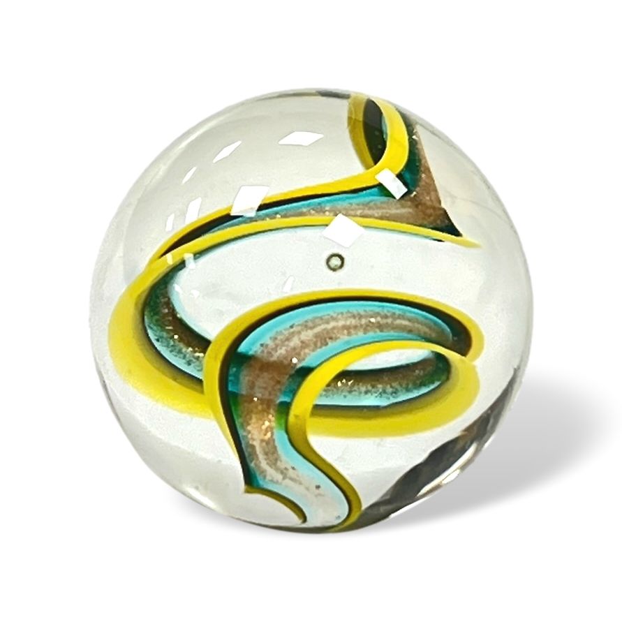 Original Lauschaer UnikatMurmel 2,5 cm Echte Handarbeit! SammlerMurmel aus Lauschaer Glas