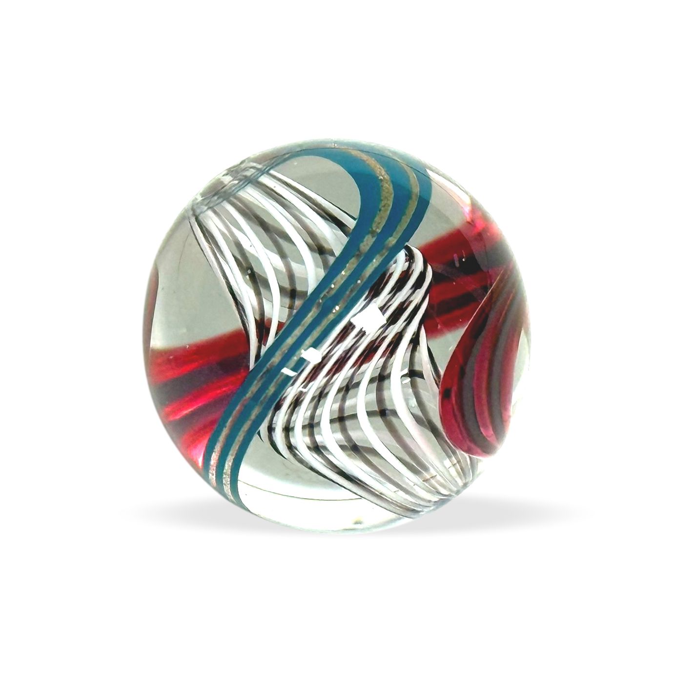 Original Lauschaer UnikatMurmel 2,5 cm Echte Handarbeit! SammlerMurmel aus Lauschaer Glas