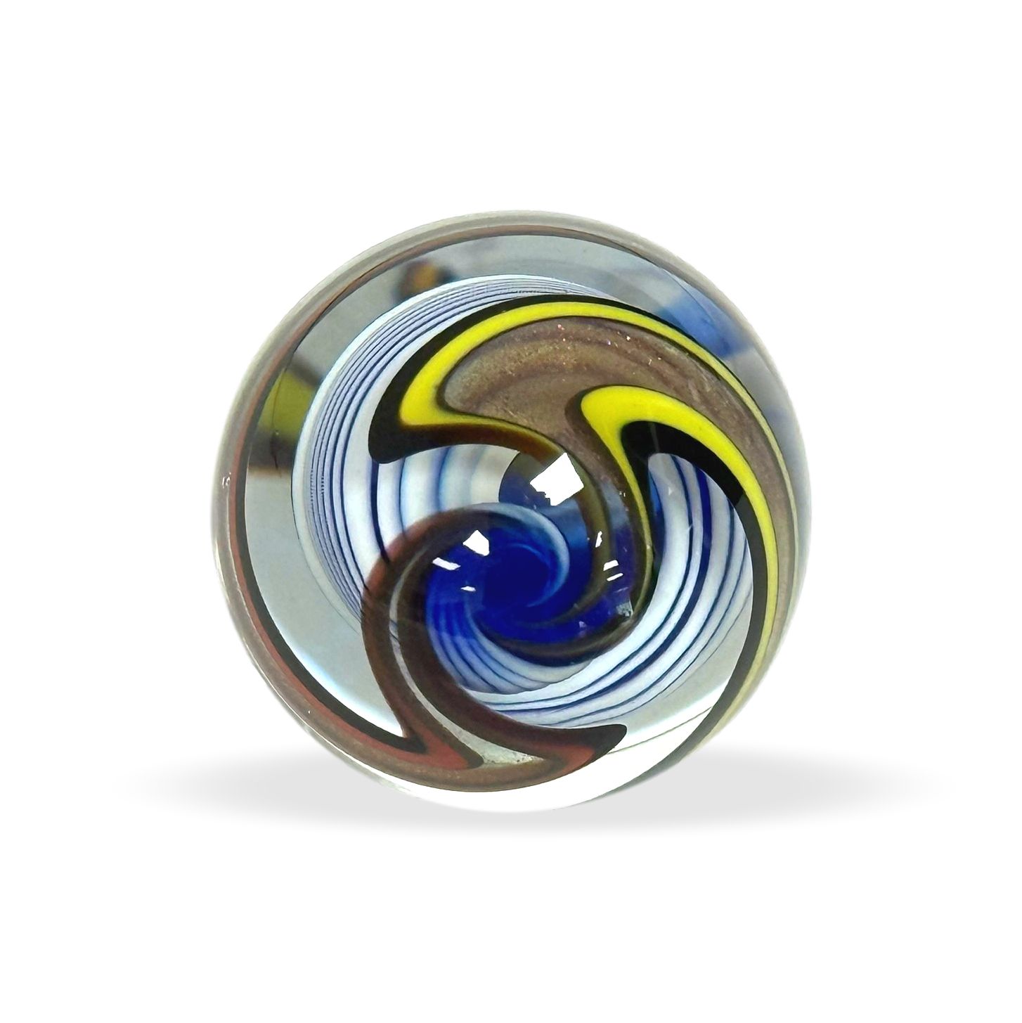 Original Lauschaer UnikatMurmel 2,5 cm Echte Handarbeit! SammlerMurmel aus Lauschaer Glas