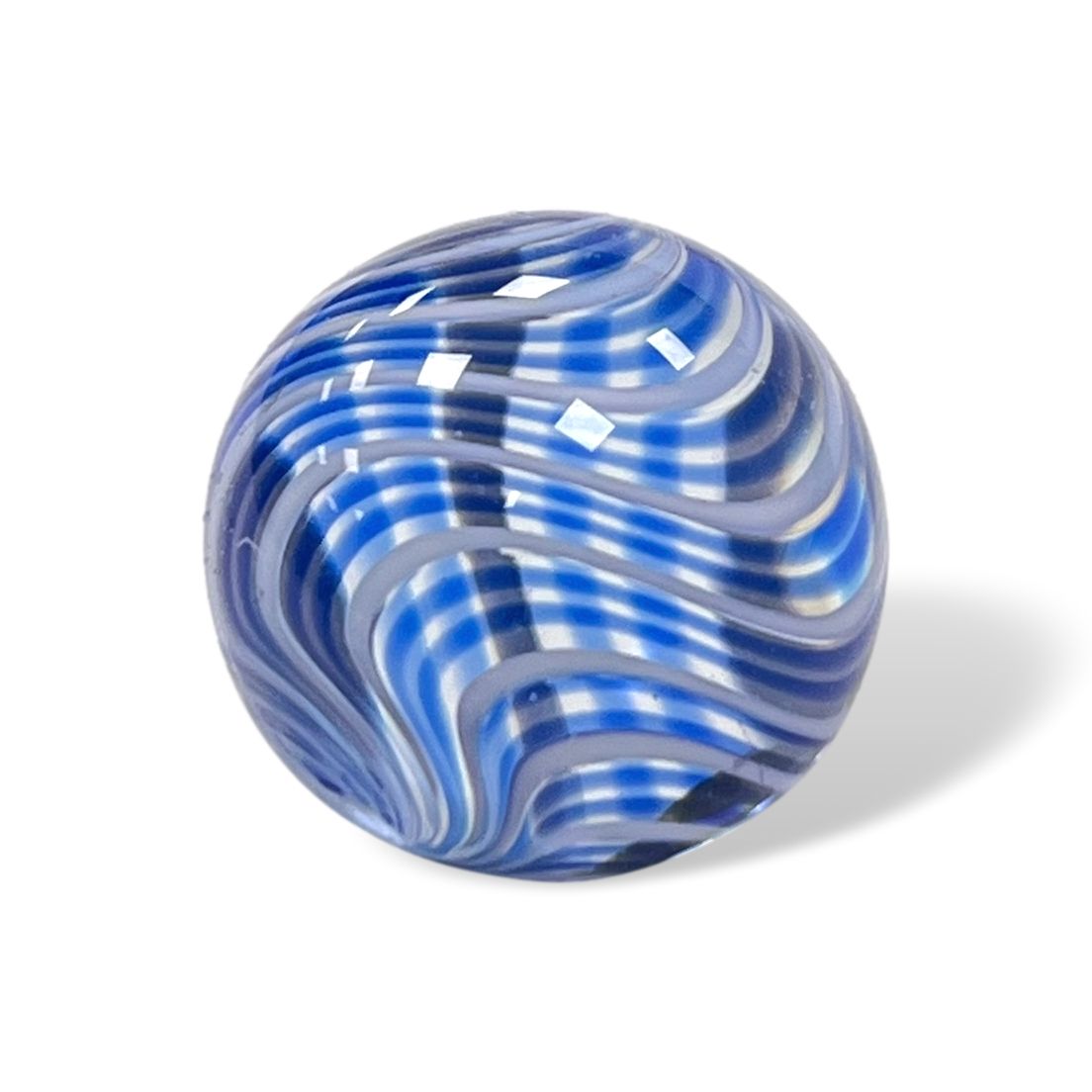 Original Lauschaer UnikatMurmel 2,5 cm Echte Handarbeit! SammlerMurmel aus Lauschaer Glas