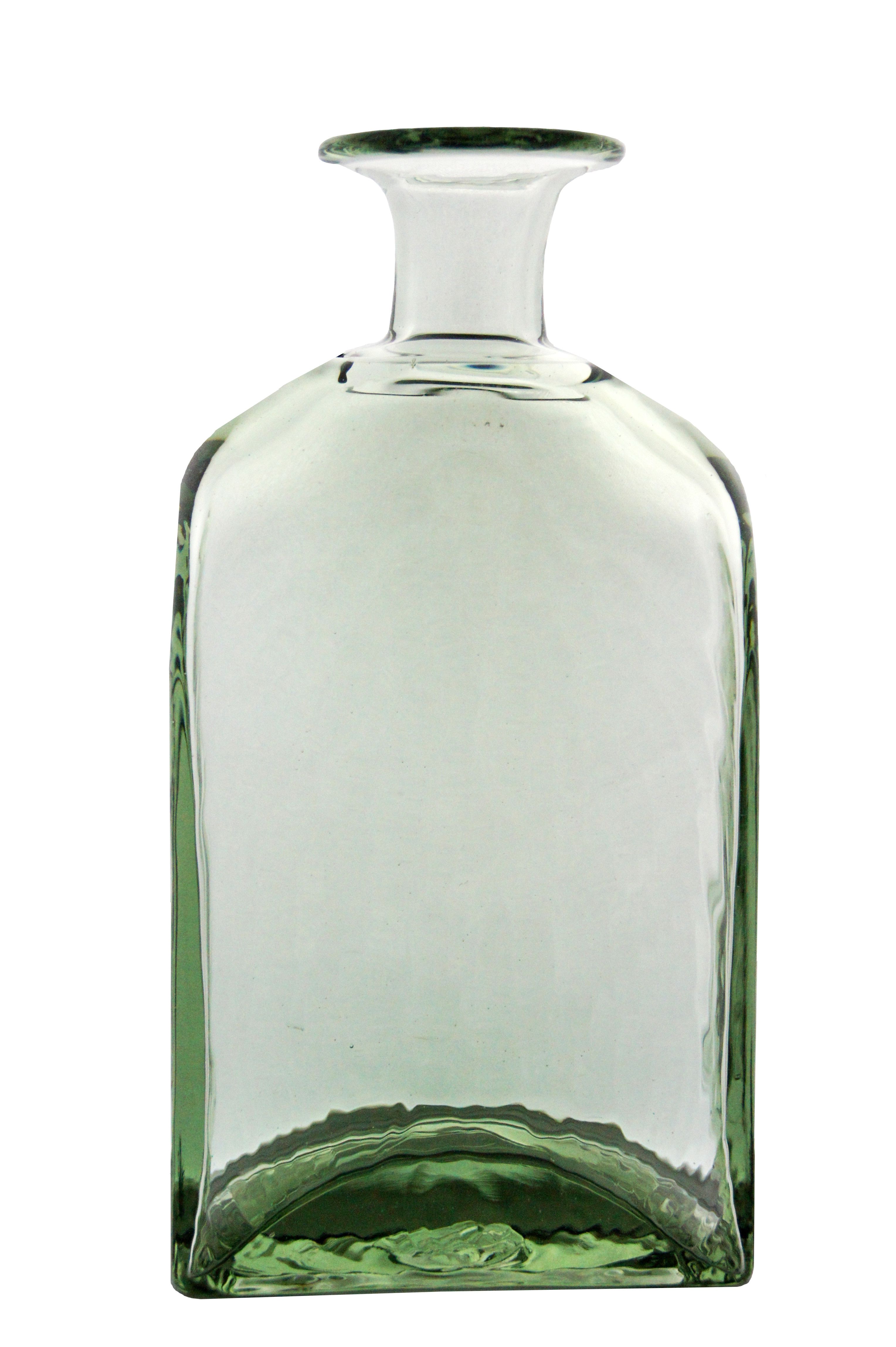 Original Thüringer Waldglas Flasche Vierkant