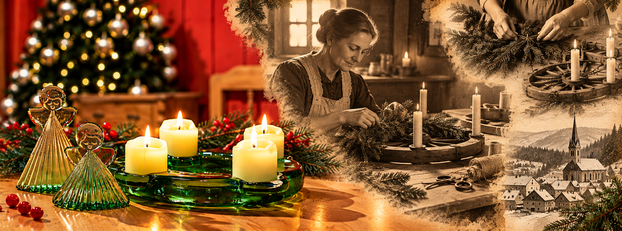 Adventstradition im Kerzenschein – die Geschichte des Adventskranzes