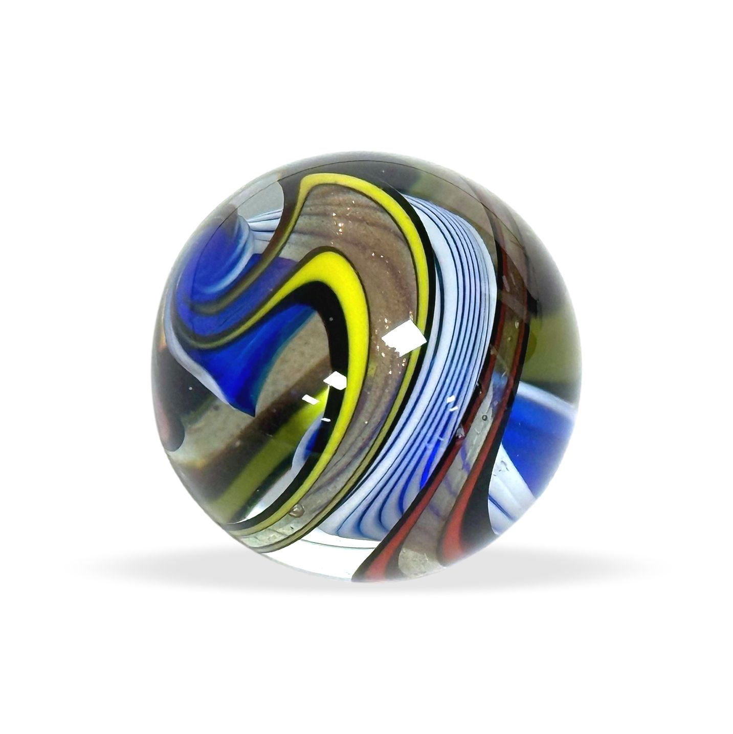 Original Lauschaer UnikatMurmel 2,5 cm Echte Handarbeit! SammlerMurmel aus Lauschaer Glas