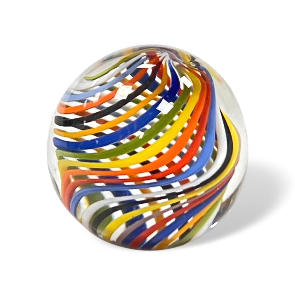 Original Lauschaer UnikatMurmel 2,5 cm Echte Handarbeit! SammlerMurmel aus Lauschaer Glas