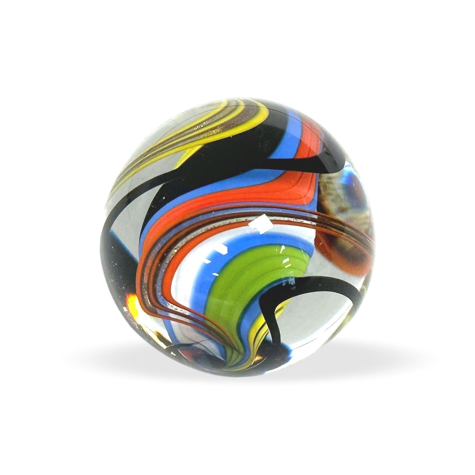 Original Lauschaer UnikatMurmel 2,5 cm Echte Handarbeit! SammlerMurmel aus Lauschaer Glas