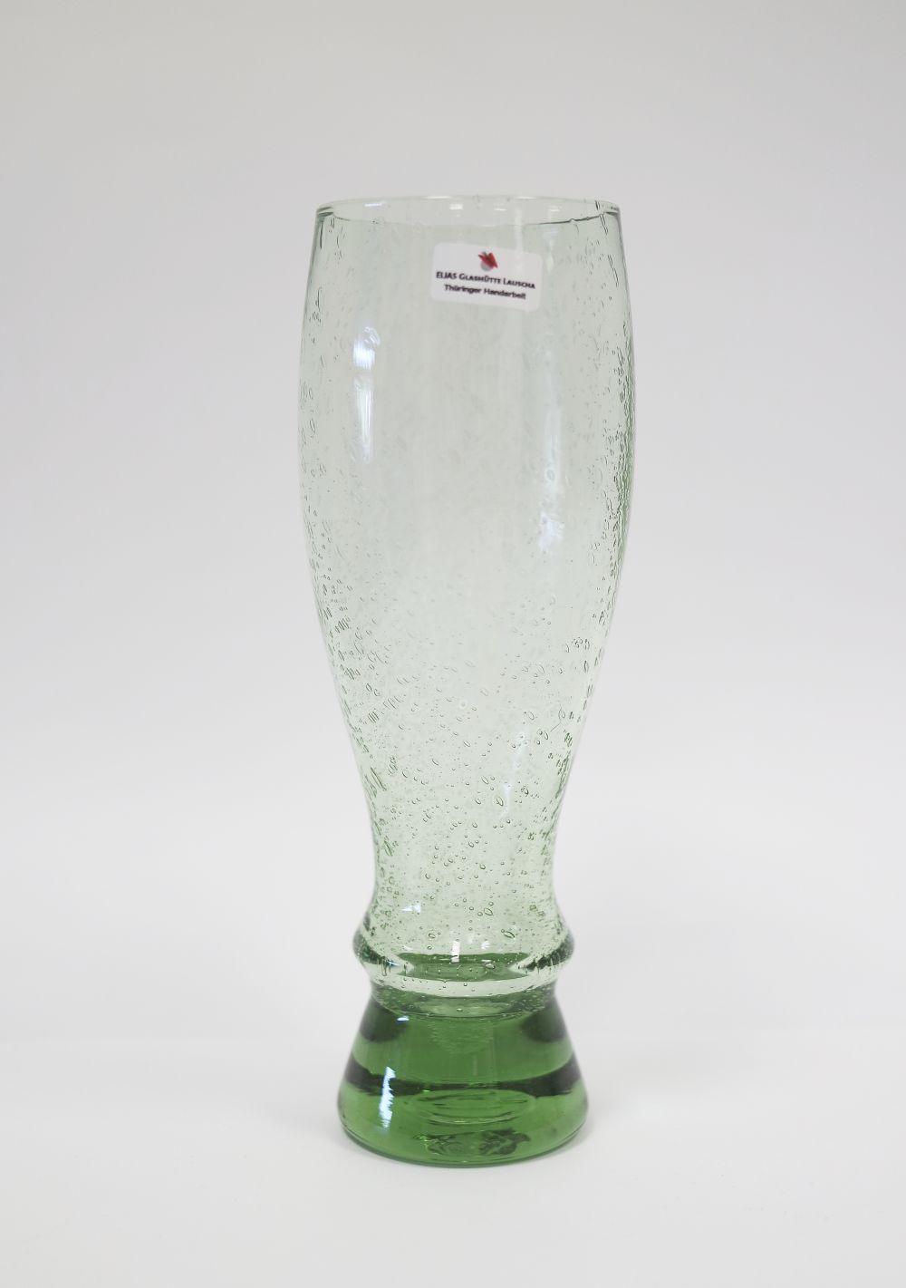 Original Thüringer Waldglas Weizenbierglas, Weißbierglas Höhe 24 cm, glatt