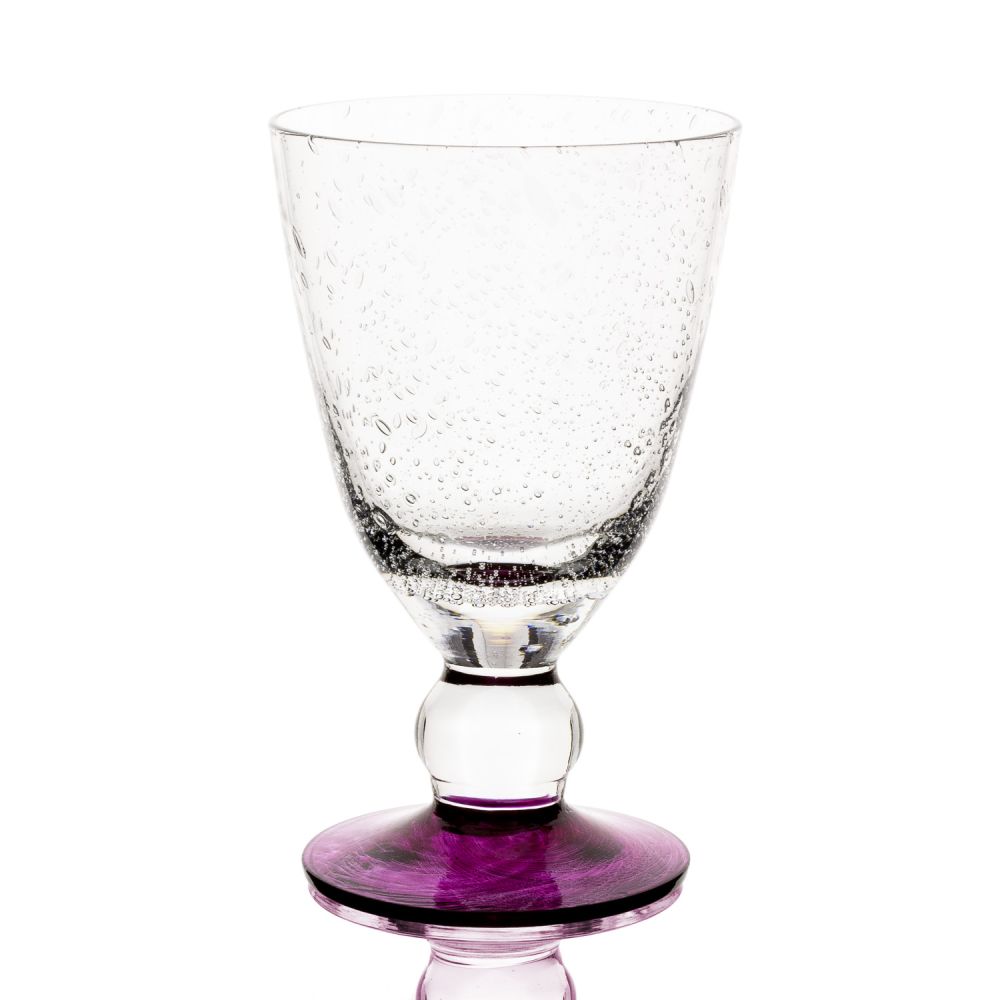 Serie Martha Color - ALDA - Weinglas Pink Fuß Pink  - 2 Gläser im Set Serie Martha Color - ALDA - Weinglas Pink Fuß Pink  - 2 Gläser im Set