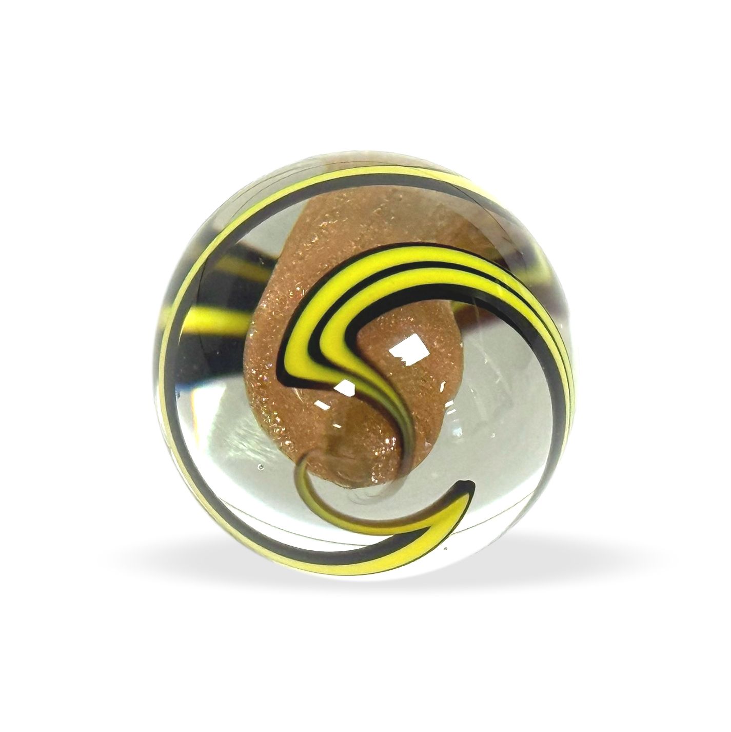 Original Lauschaer UnikatMurmel 2,5 cm Echte Handarbeit! SammlerMurmel aus Lauschaer Glas