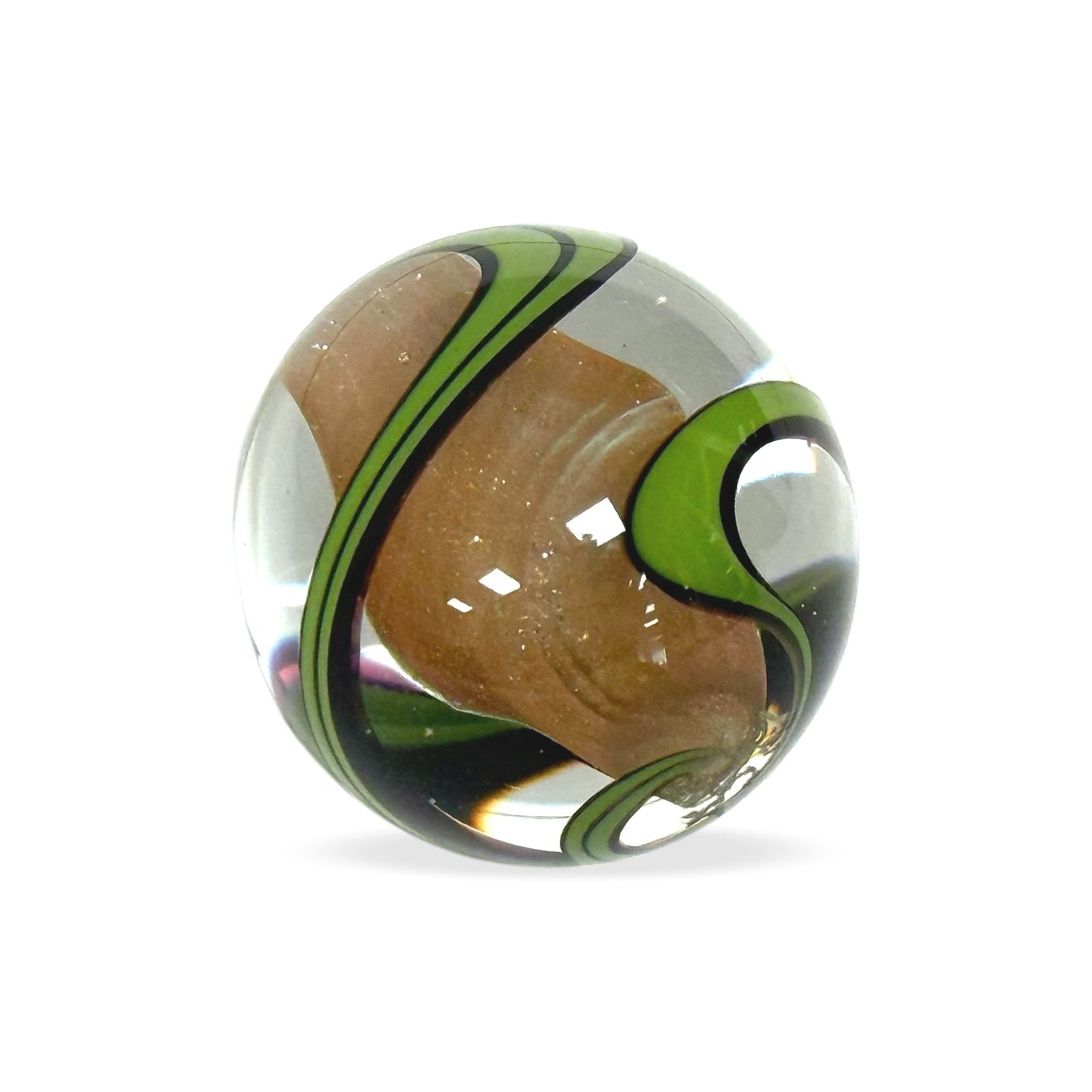 Original Lauschaer UnikatMurmel 2,5 cm Echte Handarbeit! SammlerMurmel aus Lauschaer Glas