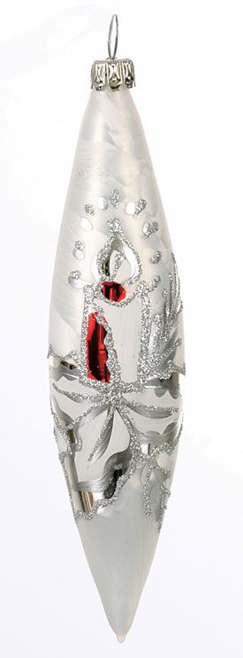 Christbaum Olive 12 cm weiß gefrostet Kerze rot 4-teilig Weihnachtsbaumschmuck  MÄRCHENZEIT Christbaum Olive 12 cm weiß gefrostet Kerze rot 4-teilig Weihnachtsbaumschmuck  MÄRCHENZEIT