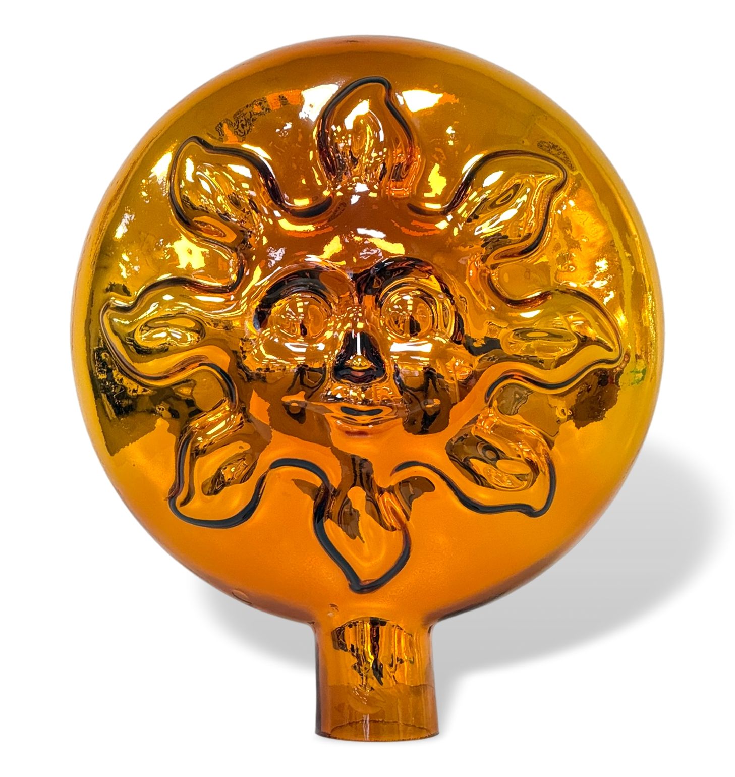 Rosenkugel Sonne, Mond, Sterne ca. 26 cm gold verspiegelt Rosenkugel Klassik das himmlisch schöne Gartenaccessoire