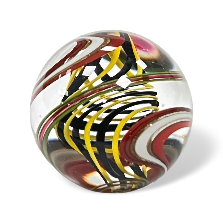 Original Lauschaer UnikatMurmel 2,5 cm Echte Handarbeit! SammlerMurmel aus Lauschaer Glas