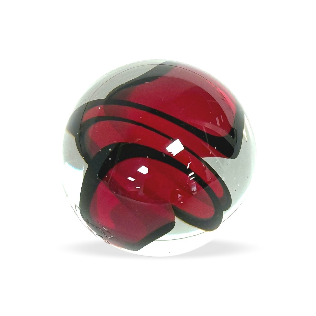 Original Lauschaer UnikatMurmel 2,5 cm Echte Handarbeit! SammlerMurmel aus Lauschaer Glas