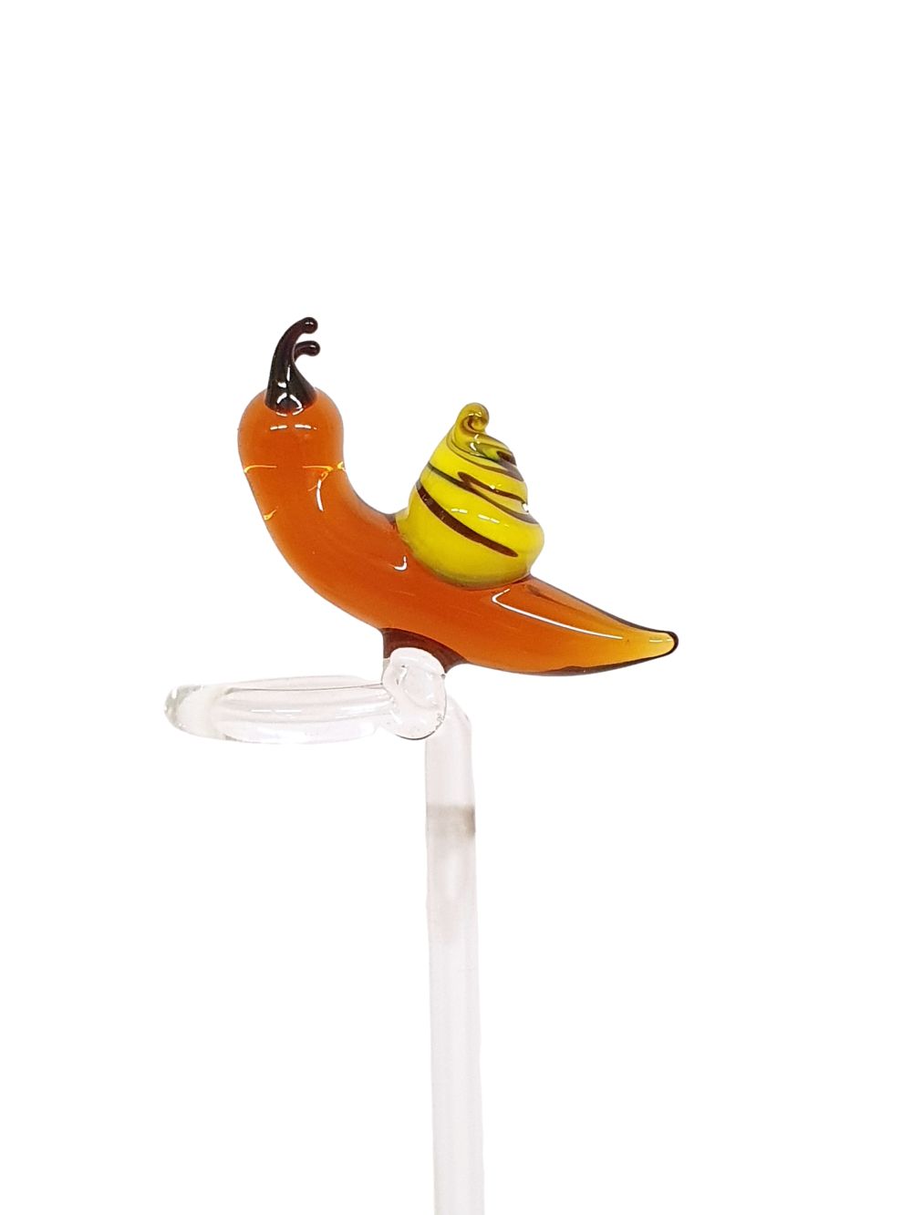 Blumenstab mit Motiv Lilo, die Schnecke Blumenstab mit Motiv Lilo, die Schnecke