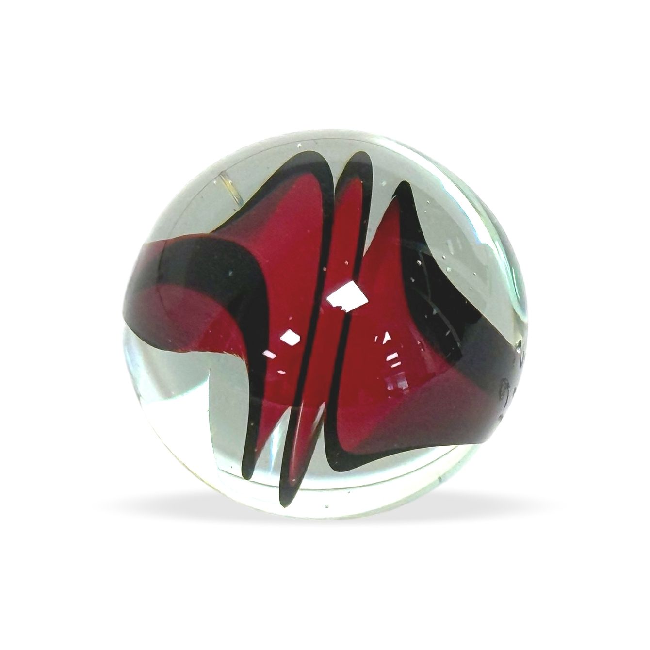 Original Lauschaer UnikatMurmel 2,5 cm Echte Handarbeit! SammlerMurmel aus Lauschaer Glas