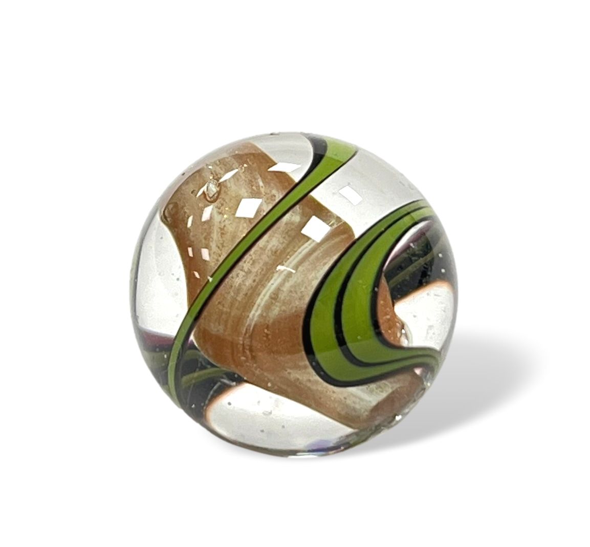 Original Lauschaer UnikatMurmel 2,5 cm Echte Handarbeit! SammlerMurmel aus Lauschaer Glas