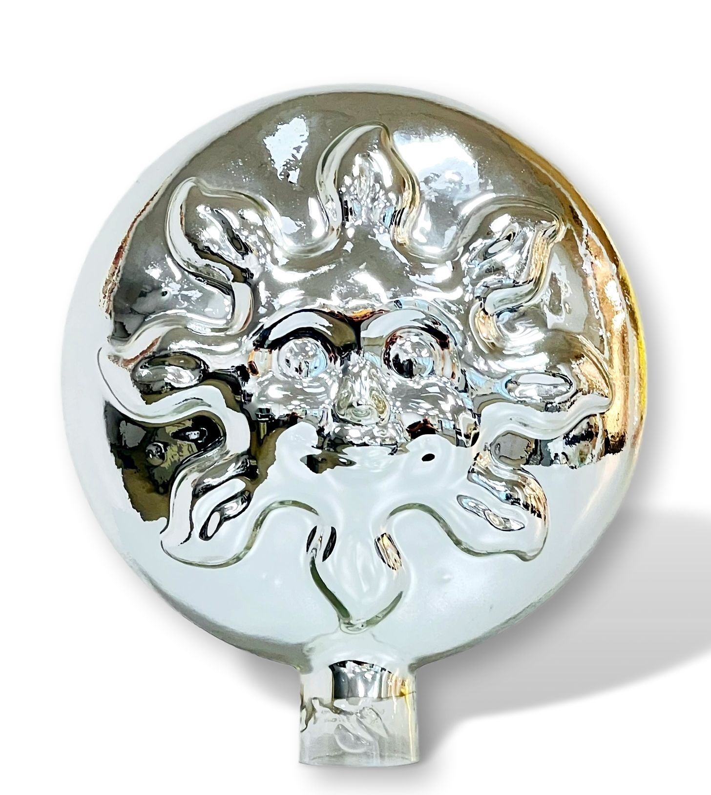 Rosenkugel Sonne, Mond, Sterne ca. 26 cm silber verspiegelt Rosenkugel Klassik das himmlisch schöne Gartenaccessoire Rosenkugel Sonne, Mond, Sterne ca. 26 cm silber verspiegelt Rosenkugel Klassik das himmlisch schöne Gartenaccessoire