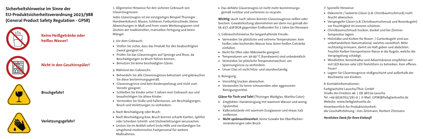 Sicherheitshinweise