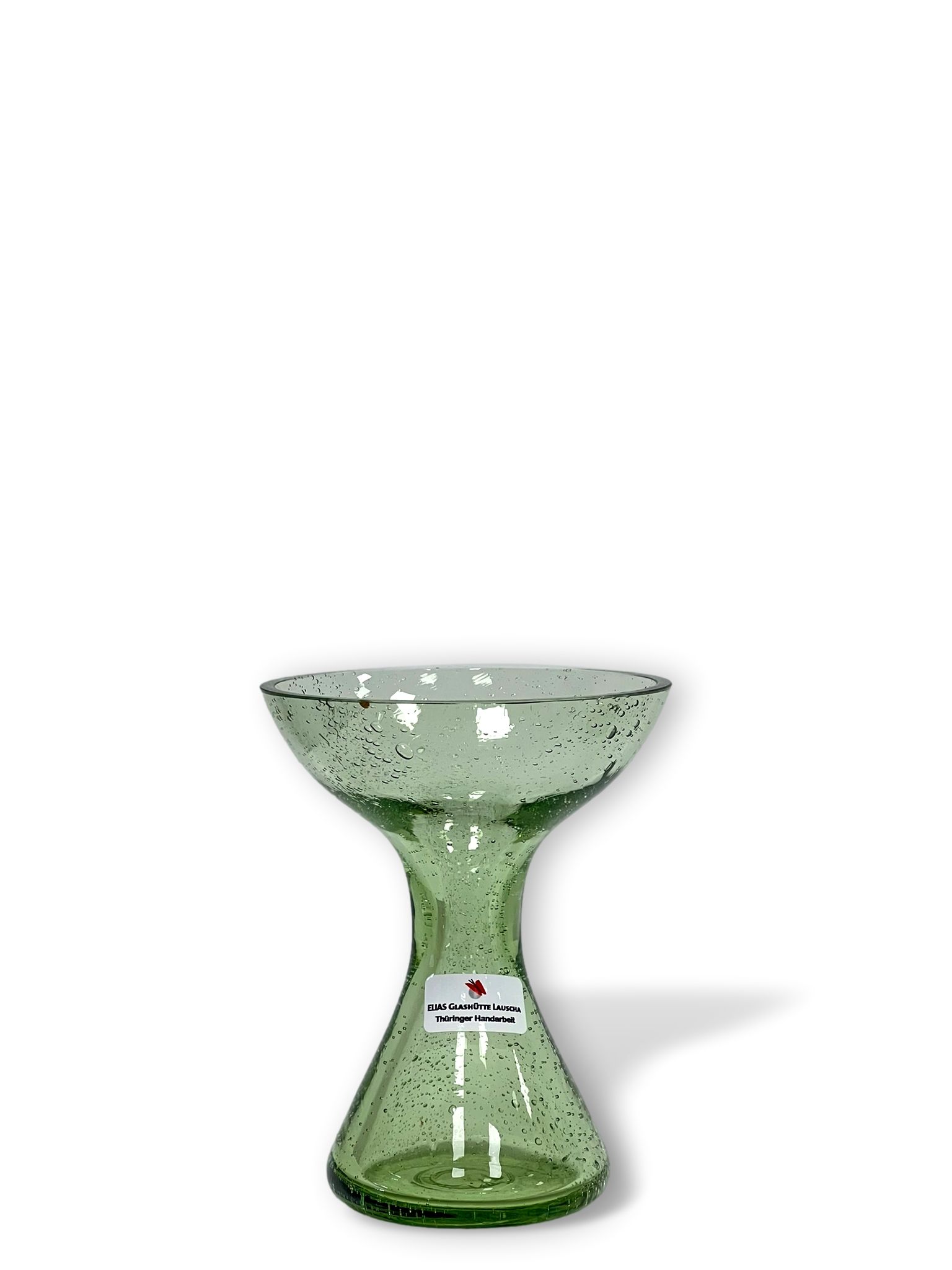 Original Thüringer Waldglas, CLARISSA, klein Vase & Kerzenhalter, Höhe ca. 13 cm