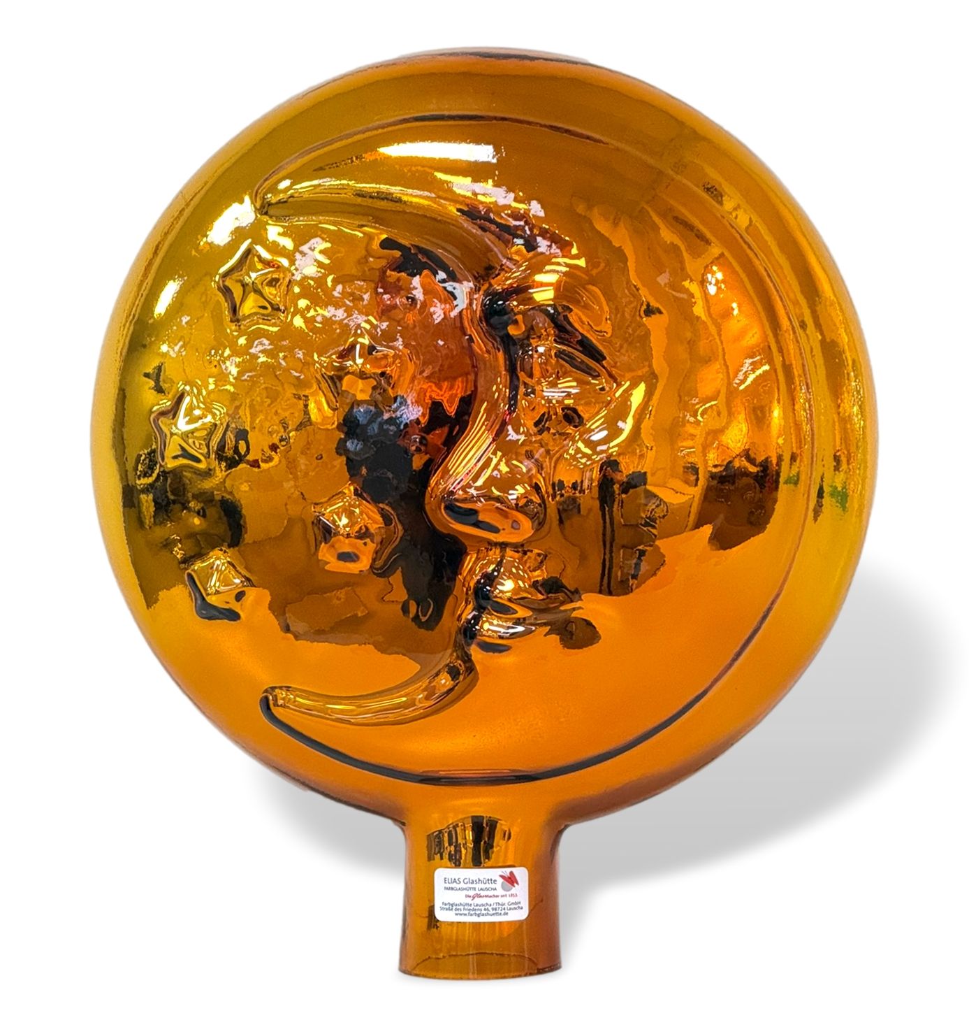 Rosenkugel Sonne, Mond, Sterne ca. 26 cm gold verspiegelt Rosenkugel Klassik das himmlisch schöne Gartenaccessoire