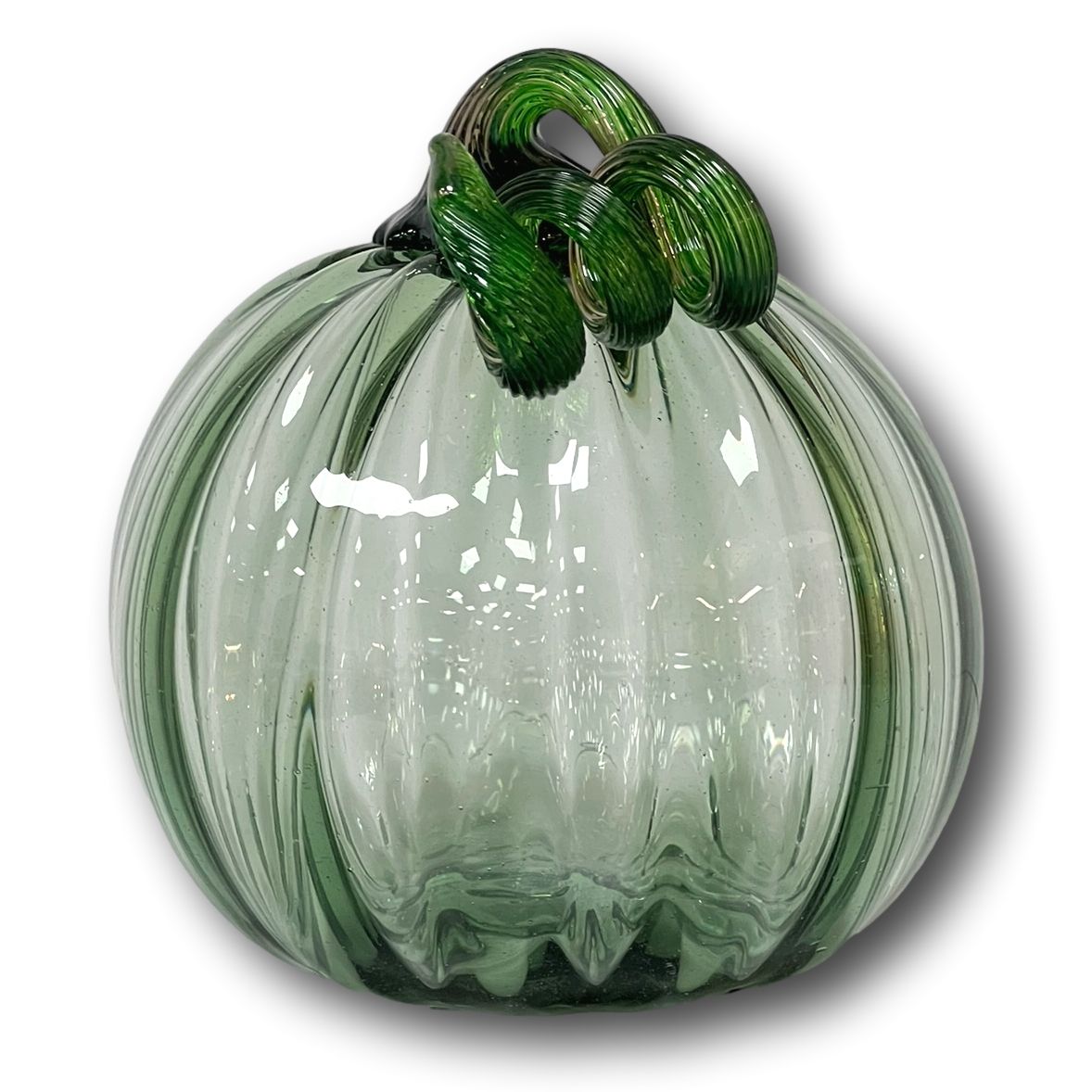 Glas Kürbis Waldglas, rund