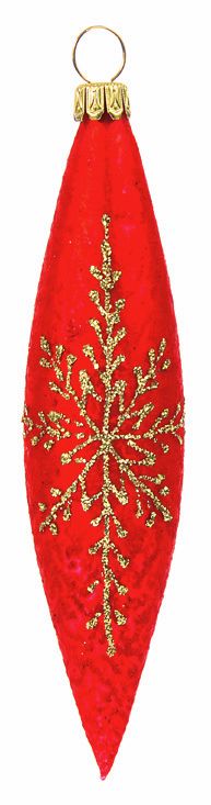 Christbaum Olive 12 cm MYSTIC RED rot gold verz. 4 -teilig Weihnachtsbaumschmuck MYSTIC RED