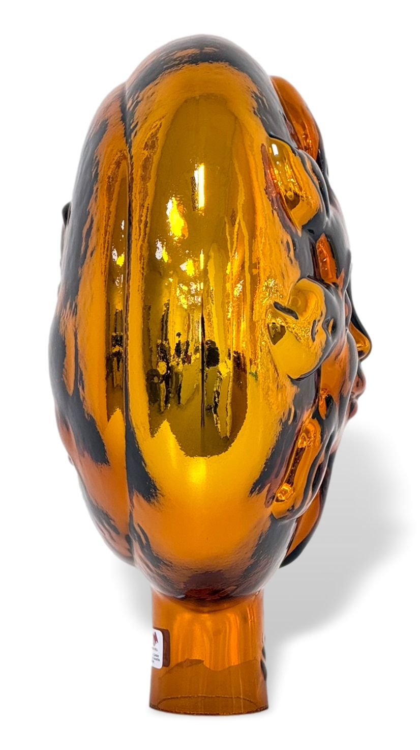 Rosenkugel Sonne, Mond, Sterne ca. 26 cm gold verspiegelt Rosenkugel Klassik das himmlisch schöne Gartenaccessoire