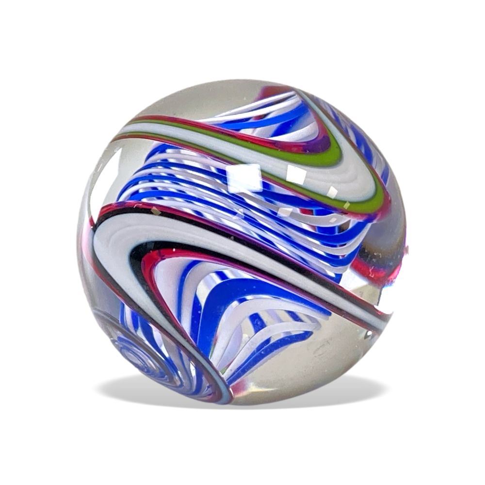 Original Lauschaer UnikatMurmel 2,5 cm Echte Handarbeit! SammlerMurmel aus Lauschaer Glas