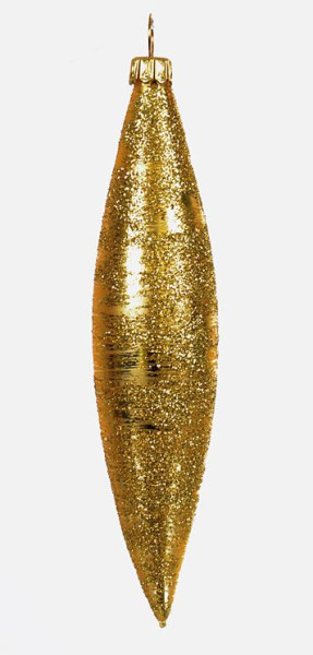 Christbaum Olive ELEGANZ 12 cm matt gold 4 -teilig Weihnachtsbaumschmuck ELEGANZ