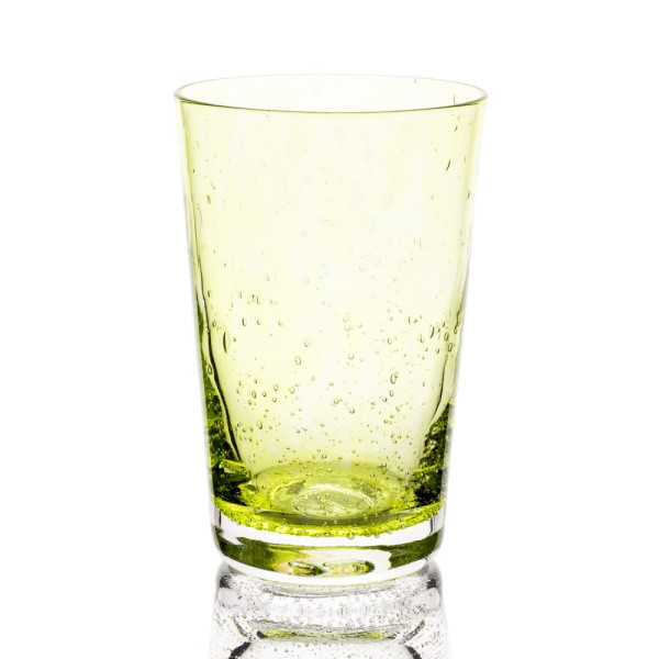 Serie Martha Color - ALEXA - großes Becherglas Limone 2 Gläser im Set