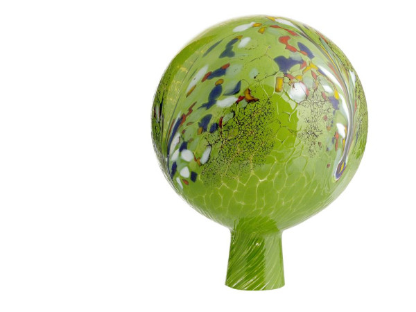 Gartenkugel 15 cm grün / bunt getupft Neue Designs für die Gartensaison 2015/16!