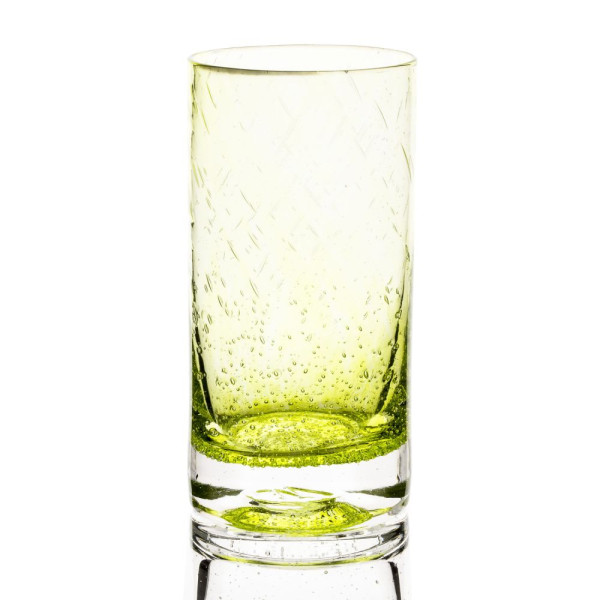 Serie Martha Color - ALICIA - Longdrinkglas Limone 2 Gläser im Set