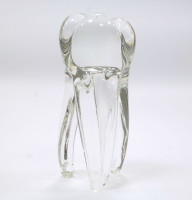 Gläserner Zahn, sehr groß aus klarem Glas für Dentisten & Liebhaber der Anatomie