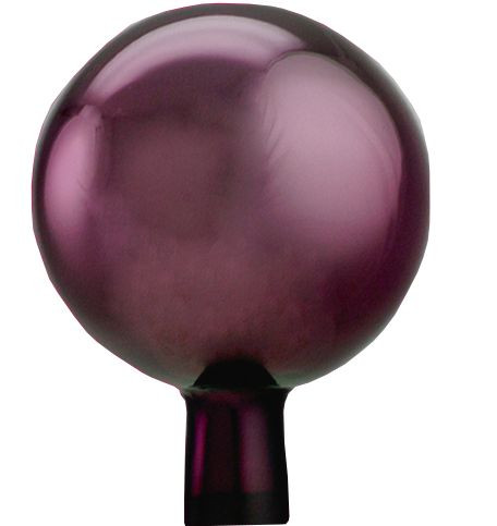 Rosenkugel 18 cm violett verspiegelt