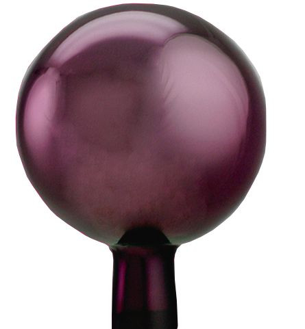 Rosenkugel 15 cm violett verspiegelt